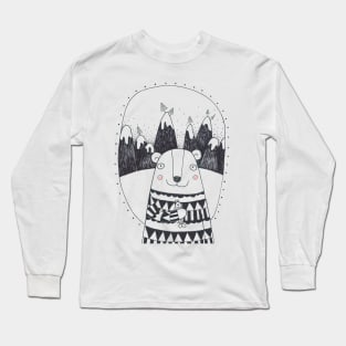 Bear on the hills Long Sleeve T-Shirt